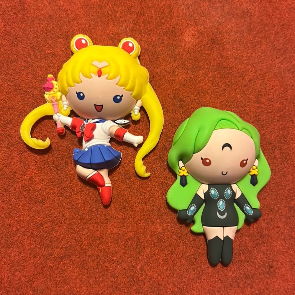 Sailor Moon + Esmeraude toei animation magnets blind box usagi and Esmerald